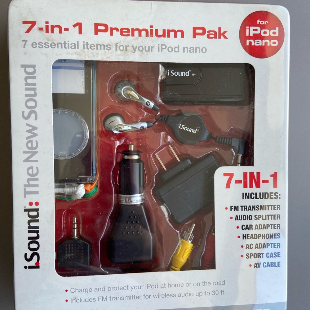 NIP by isound 7 n 1 Premium pack for iPod nano